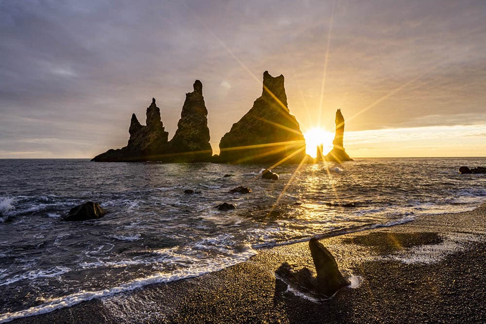 Black sand beach Iceland